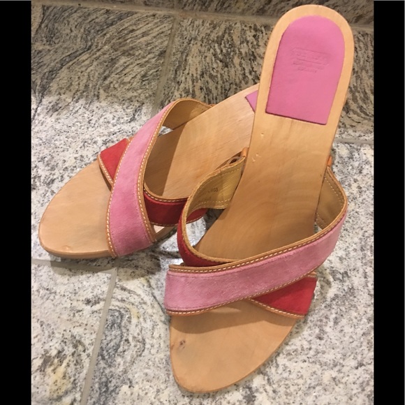 Coach Shoes - $6! Wow! Coach Sandals -low heel size 10